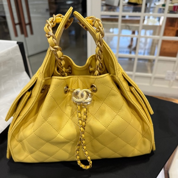 CHANEL Handbags - Chanel 25 Small in Yellow